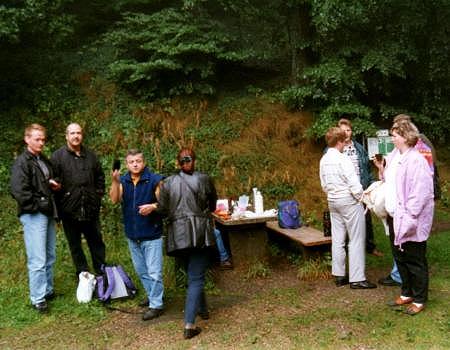 Unser Kaffeetrinken, welches in Zukunft obligatorisch sein wird.