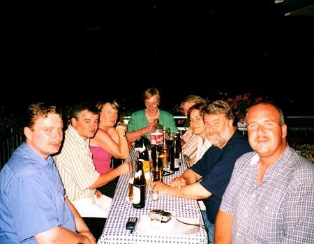 Abschlu� der Tour bei Simona und Frank.