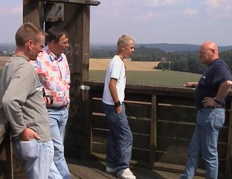 Blick auf den Niederrhein vom Aussichtsturm