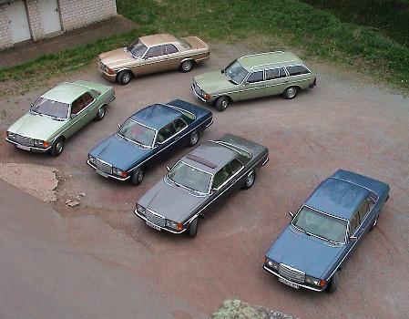 ...unsere Fahrzeuge von oben...