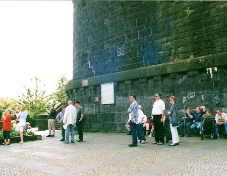 Ausruhen an einem historischen Ort