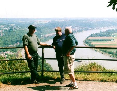 Blick auf das Rheintal...