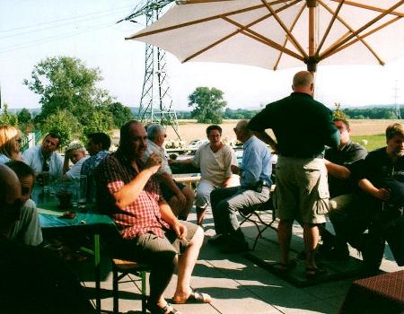 Bei Simona und Frank endete unsere Tour...