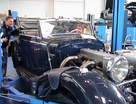 Restauration in Arbeit