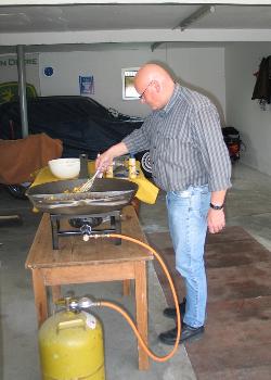 Hier kocht der Chef noch selbst...