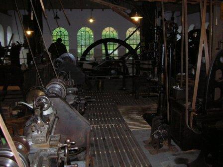 Kraftmaschine im Museum