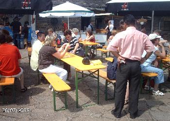 Mittagspause in Vogelsang