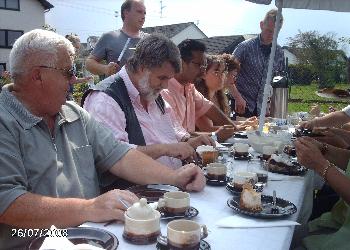Kaffeetrinken bei Michael