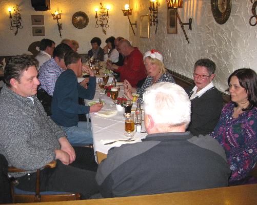 Abschlu�essen im Restaurant Alt Linz