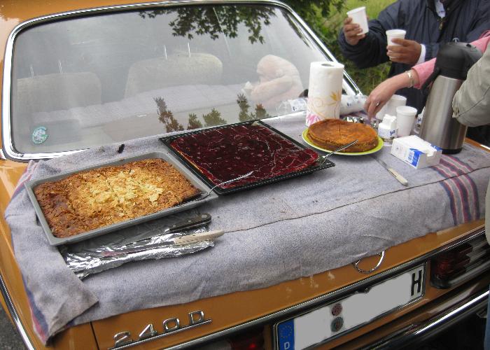 Obligatorisches Kaffeetrinken im Freien