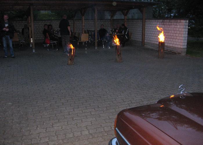 Tagesausklang bei Simona und Frank