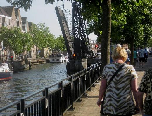 Typische Gracht in Sneek