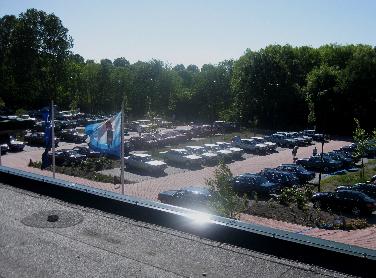 Ausblick von der Terasse des Hotels 