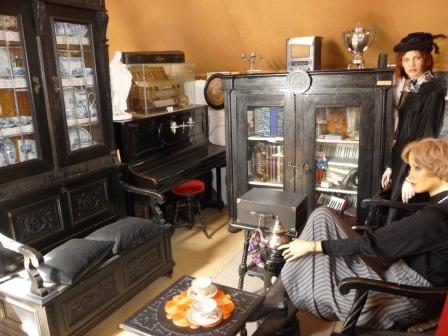 ...so wohnten die Leute hier...