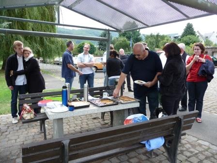 Kaffeepause in Kaimt an der Mosel