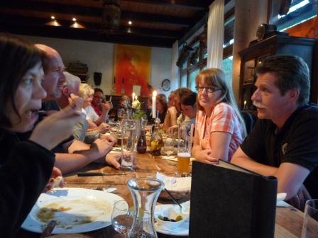 Abendessen am Riedener Waldsee