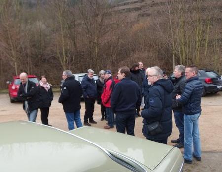 Parkplatz vor dem Bunker