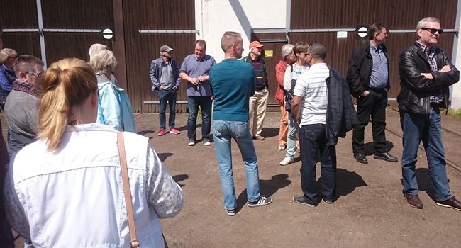 Besuch in der Werkstatt